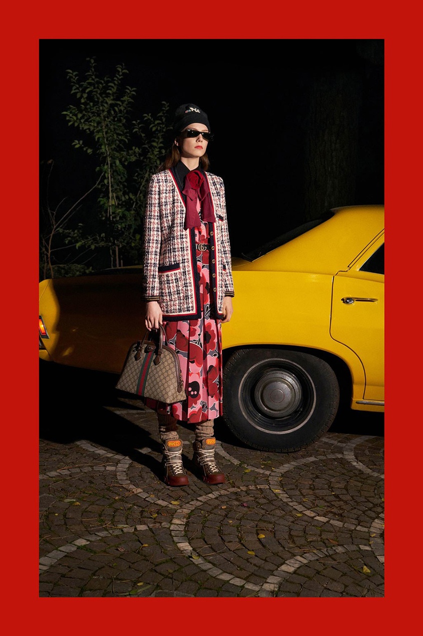 фото Жакет в клетку gucci