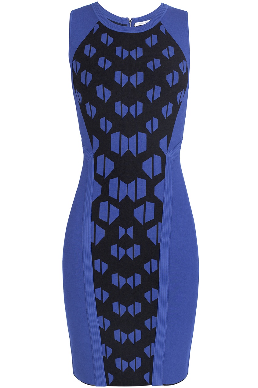 

Платье из вискозы и нейлона Franca, Синий, Платье из вискозы и нейлона Franca