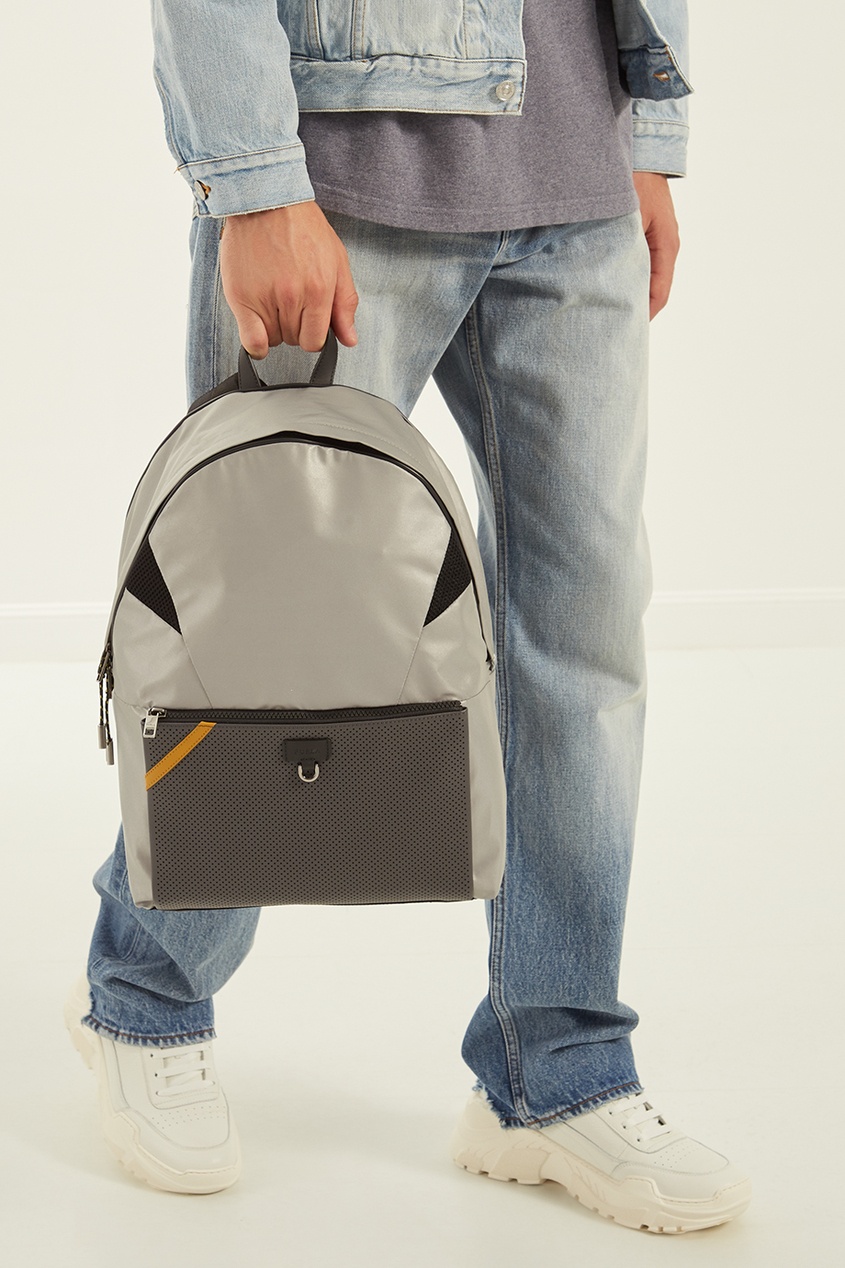 фото Текстильный рюкзак с накладным карманом Furla