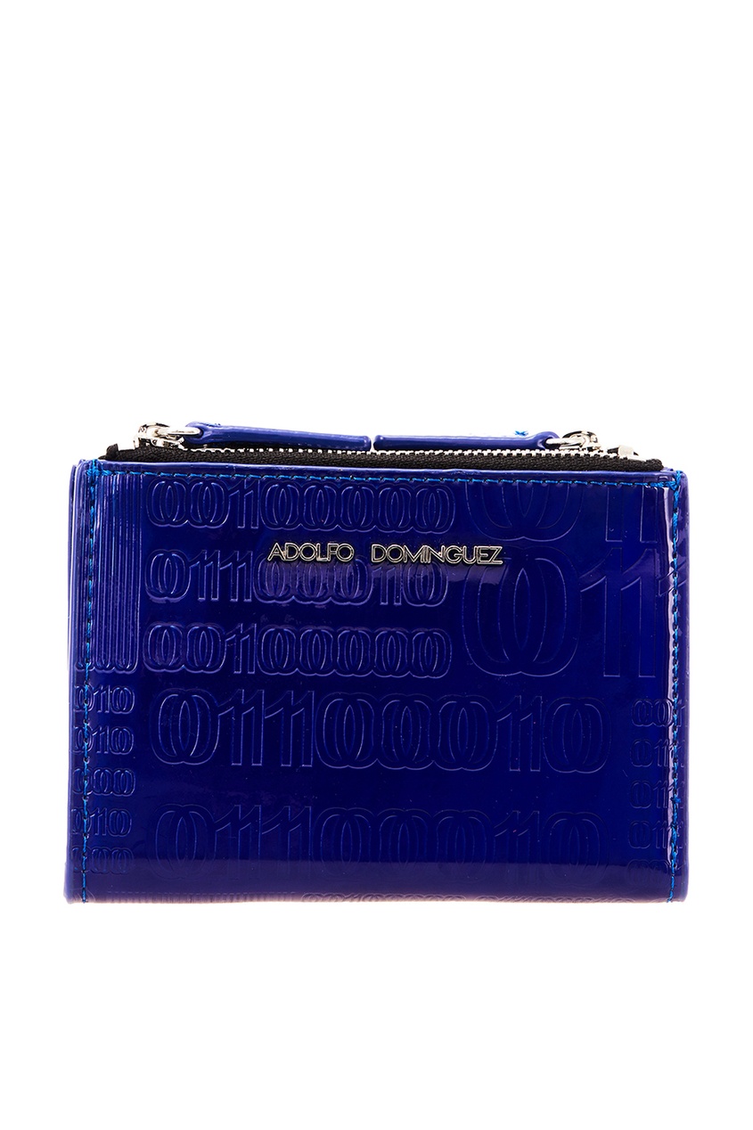 фото Синий кошелек с отделкой adolfo dominguez