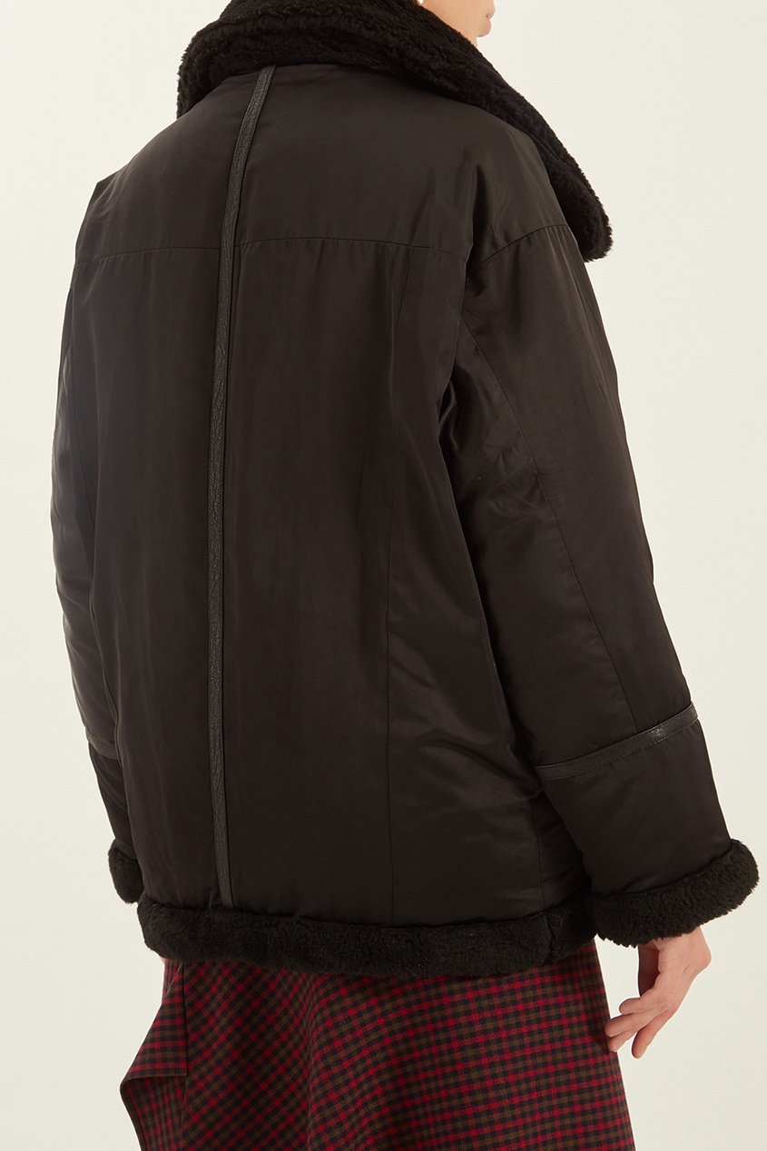 фото Укороченная куртка с косой молнией D.o.t.127