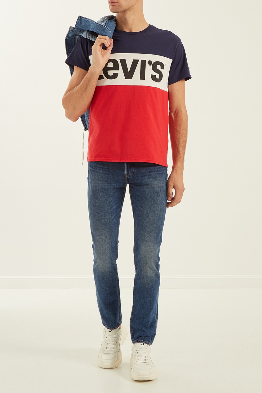 фото Футболка из хлопка с логотипом levi’s®