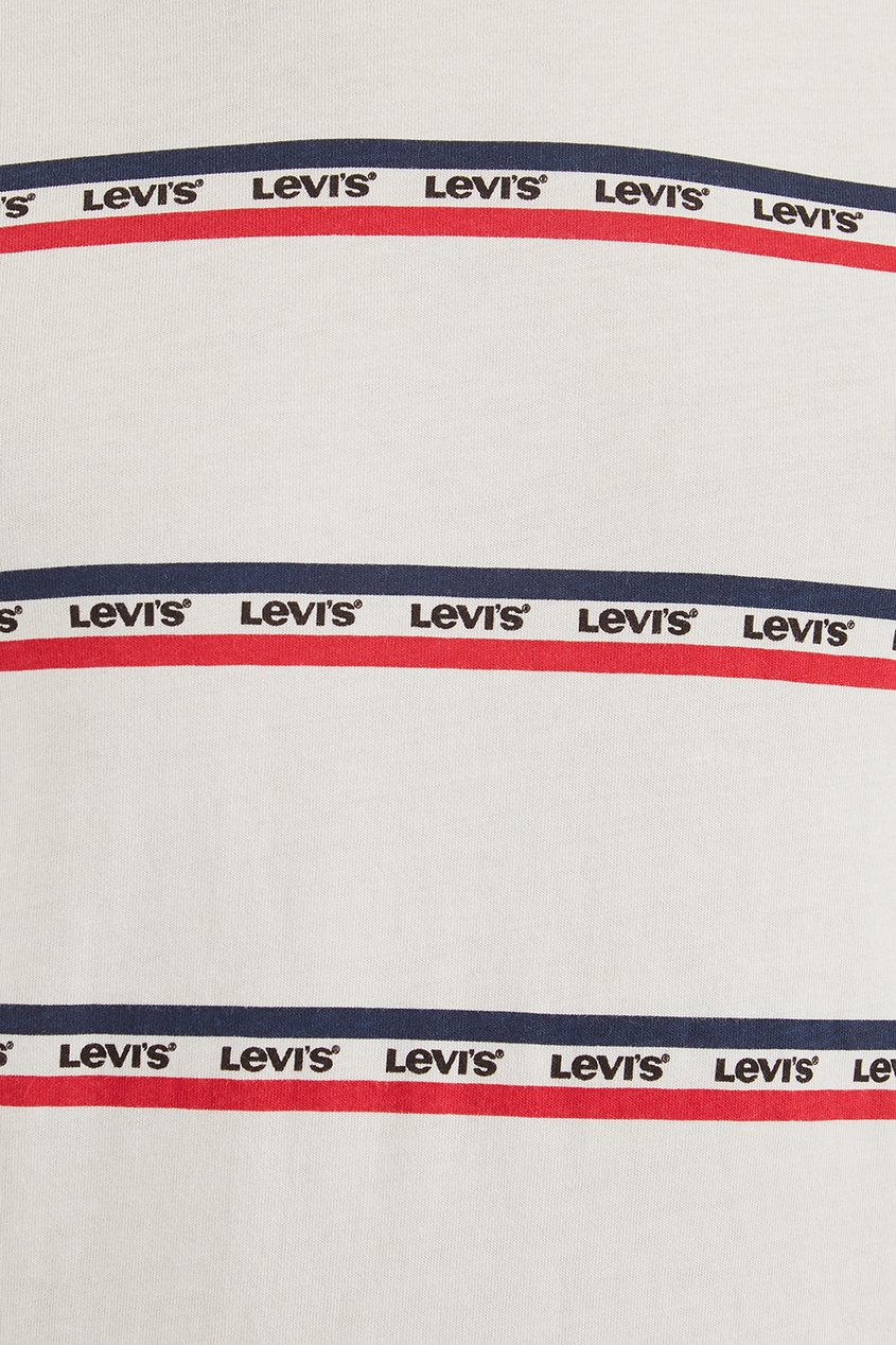 фото Белая футболка с принтом levi’s®