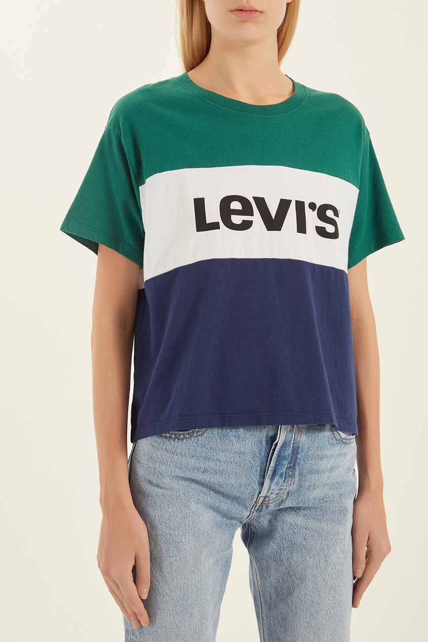 фото Укороченная футболка color-block levi’s®