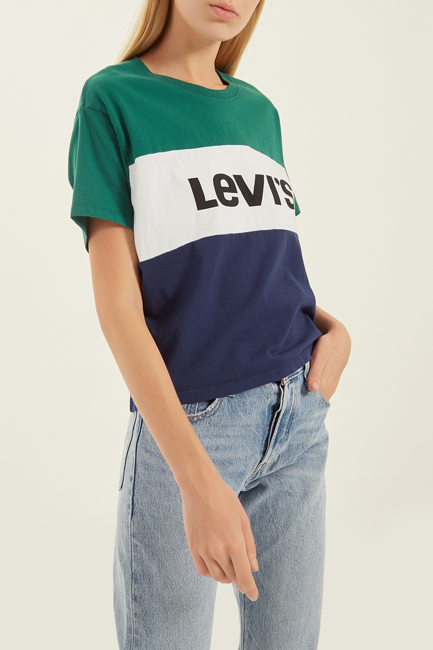 фото Укороченная футболка color-block levi’s®