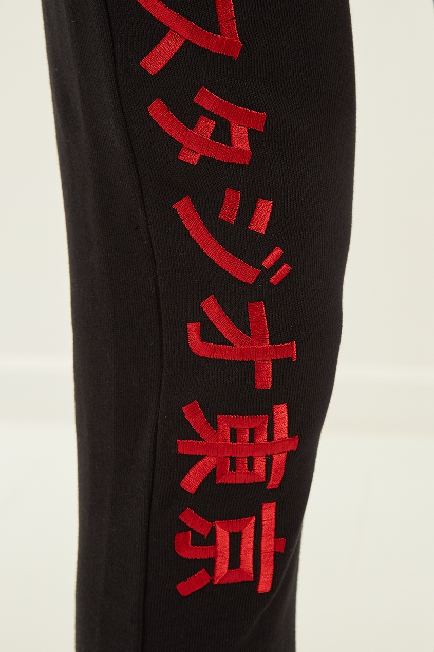 фото Черные брюки с контрастной отделкой zoe karssen