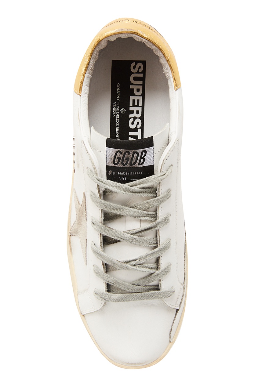 фото Кеды superstar с аппликацией golden goose deluxe brand