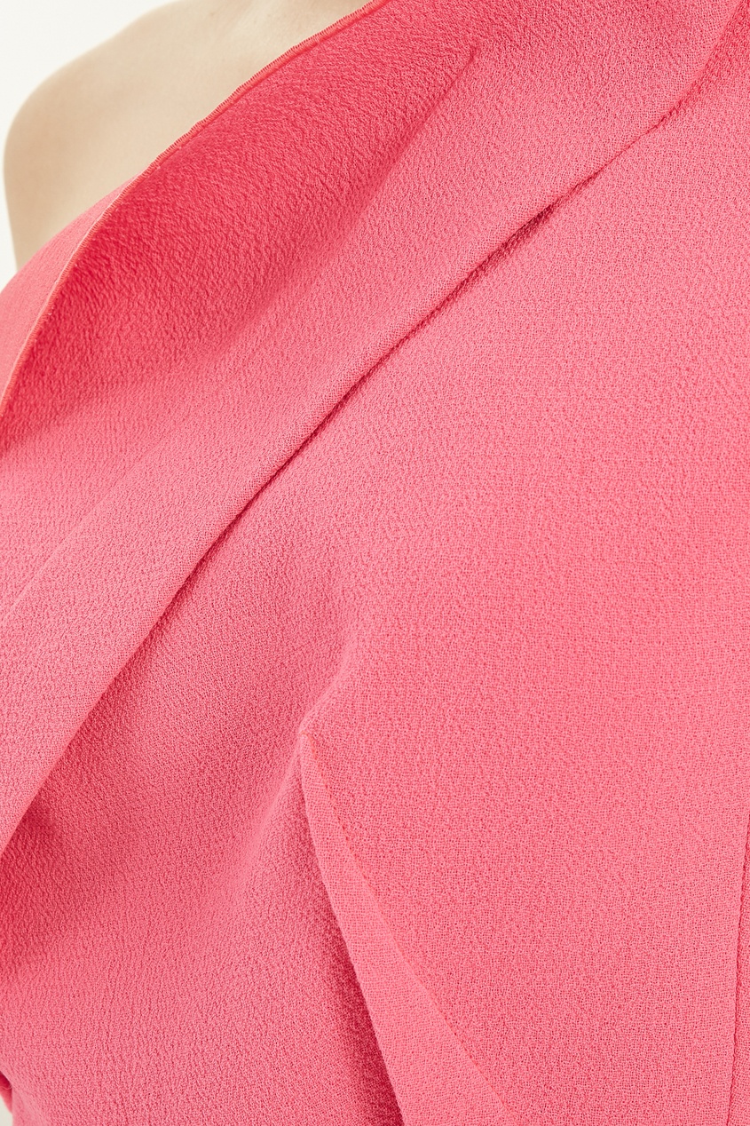 фото Асимметричное розовое платье roland mouret