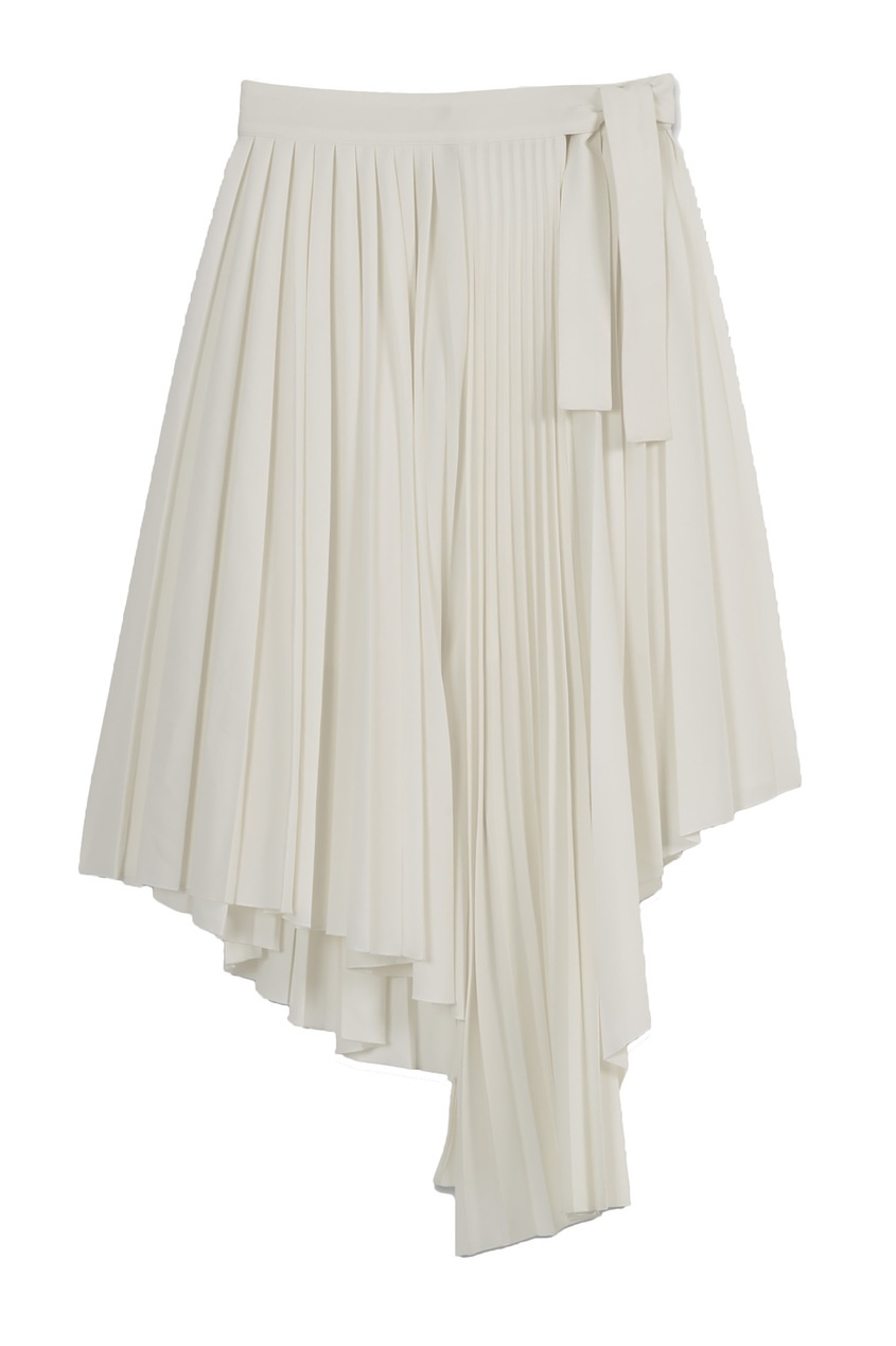 фото Белая плиссированная юбка maje