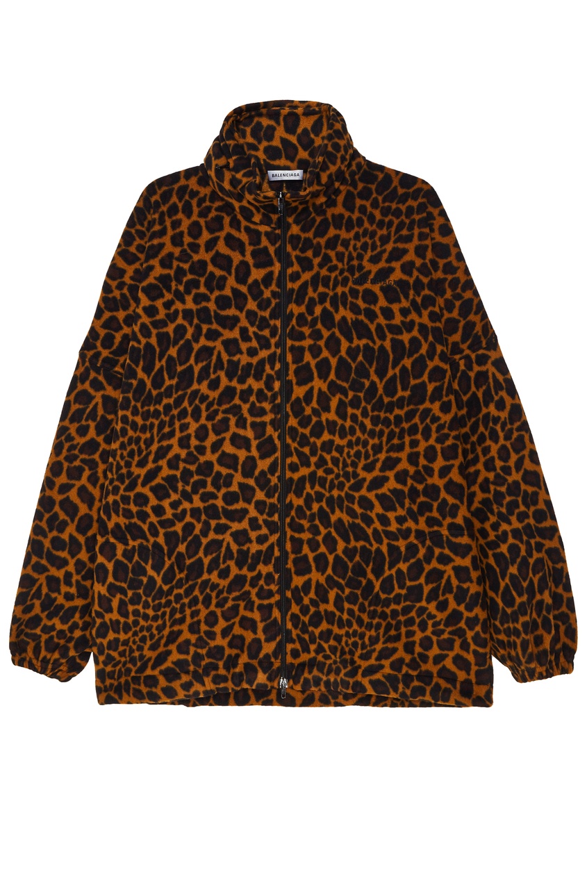 фото Куртка с леопардовым принтом balenciaga