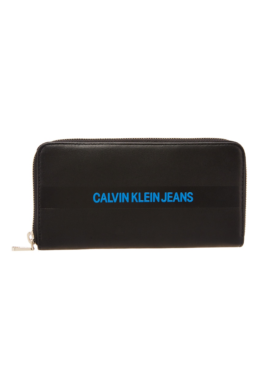 фото Прямоугольный кошелек с логотипом calvin klein