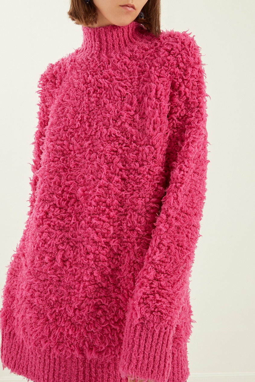 фото Розовый шерстяной свитер Marni