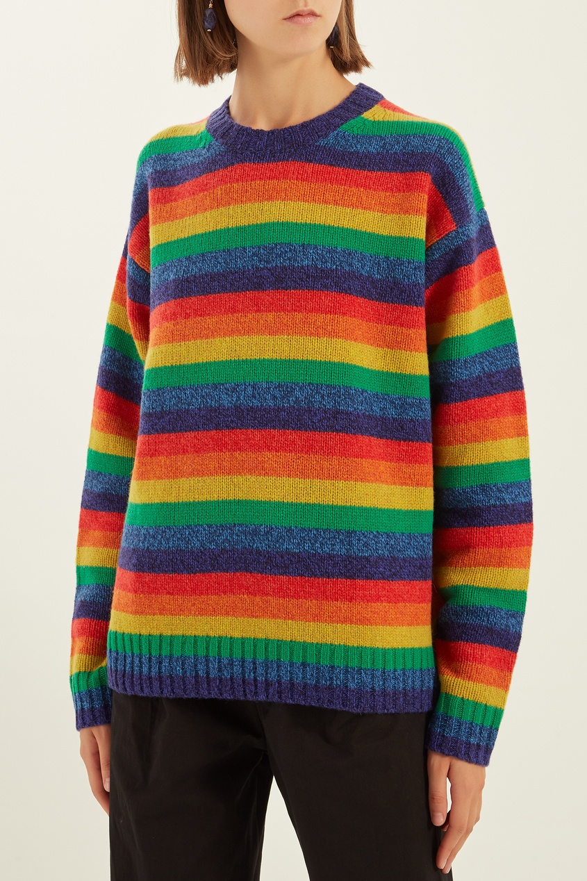 

Шерстяной джемпер в полоску, Multicolor
