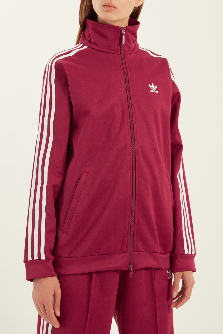 фото Бордовая олимпийка adidas