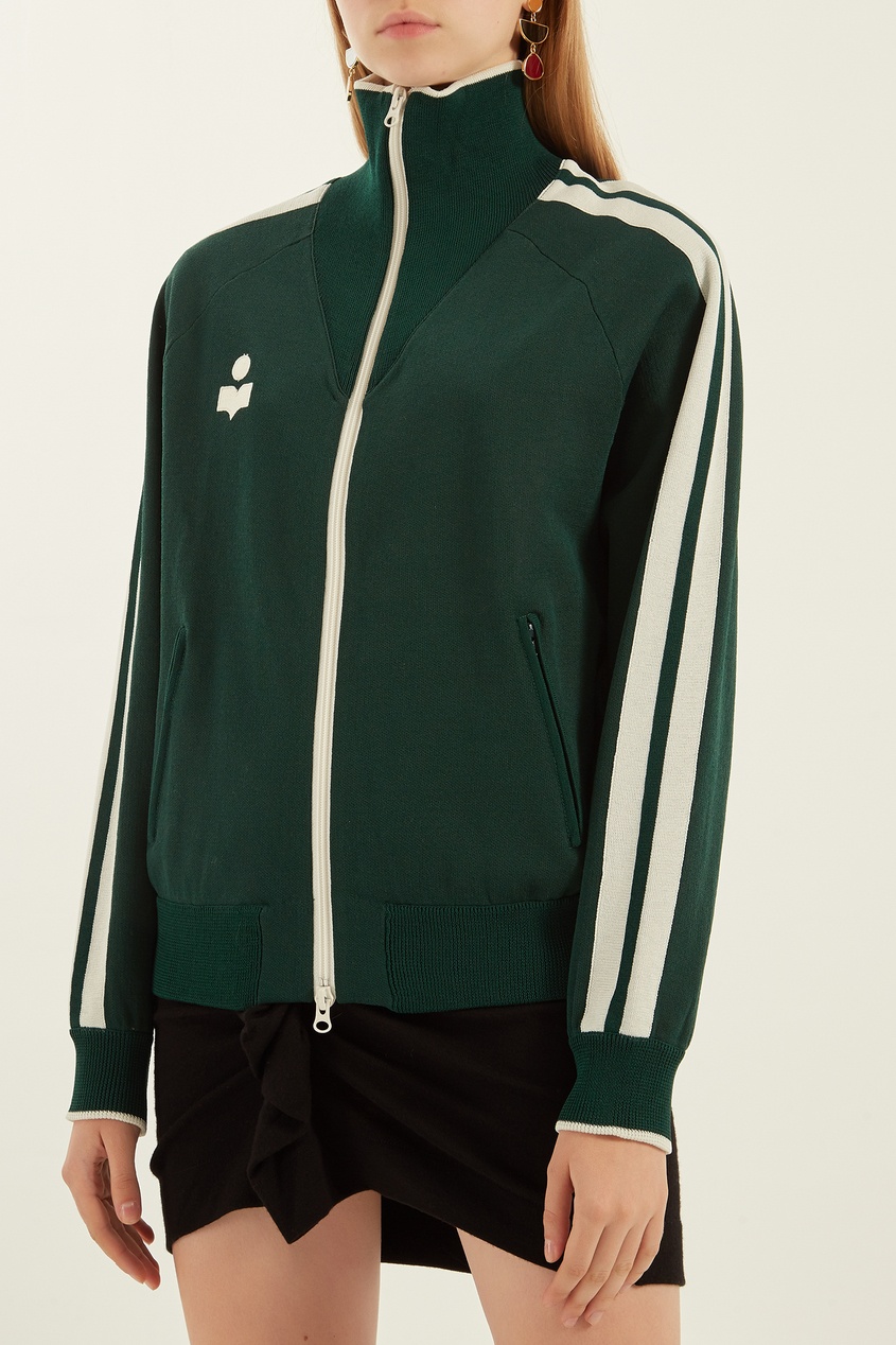 Adidas Firebird олимпийка зелёная