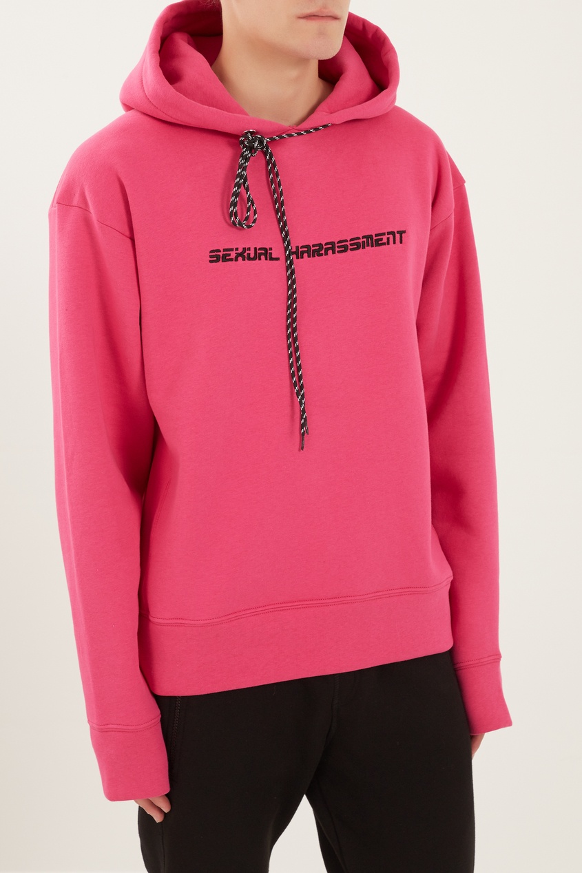 Pink hoodie