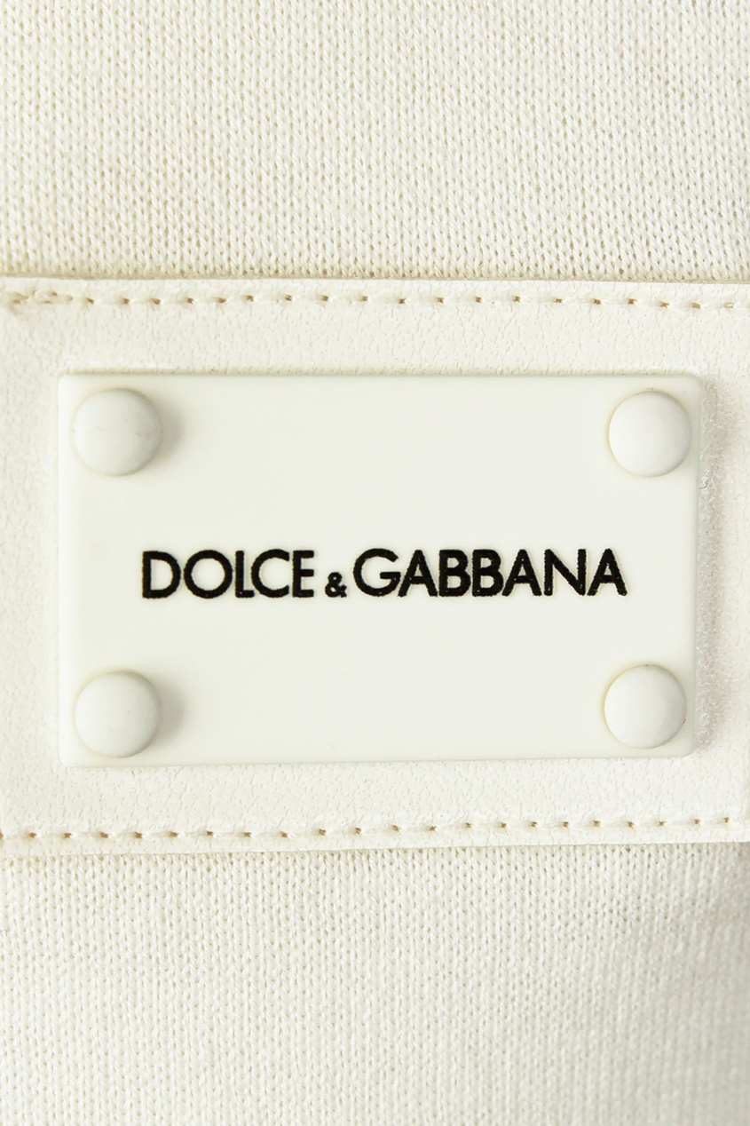 фото Хлопковый лонгслив с логотипом dolce&gabbana