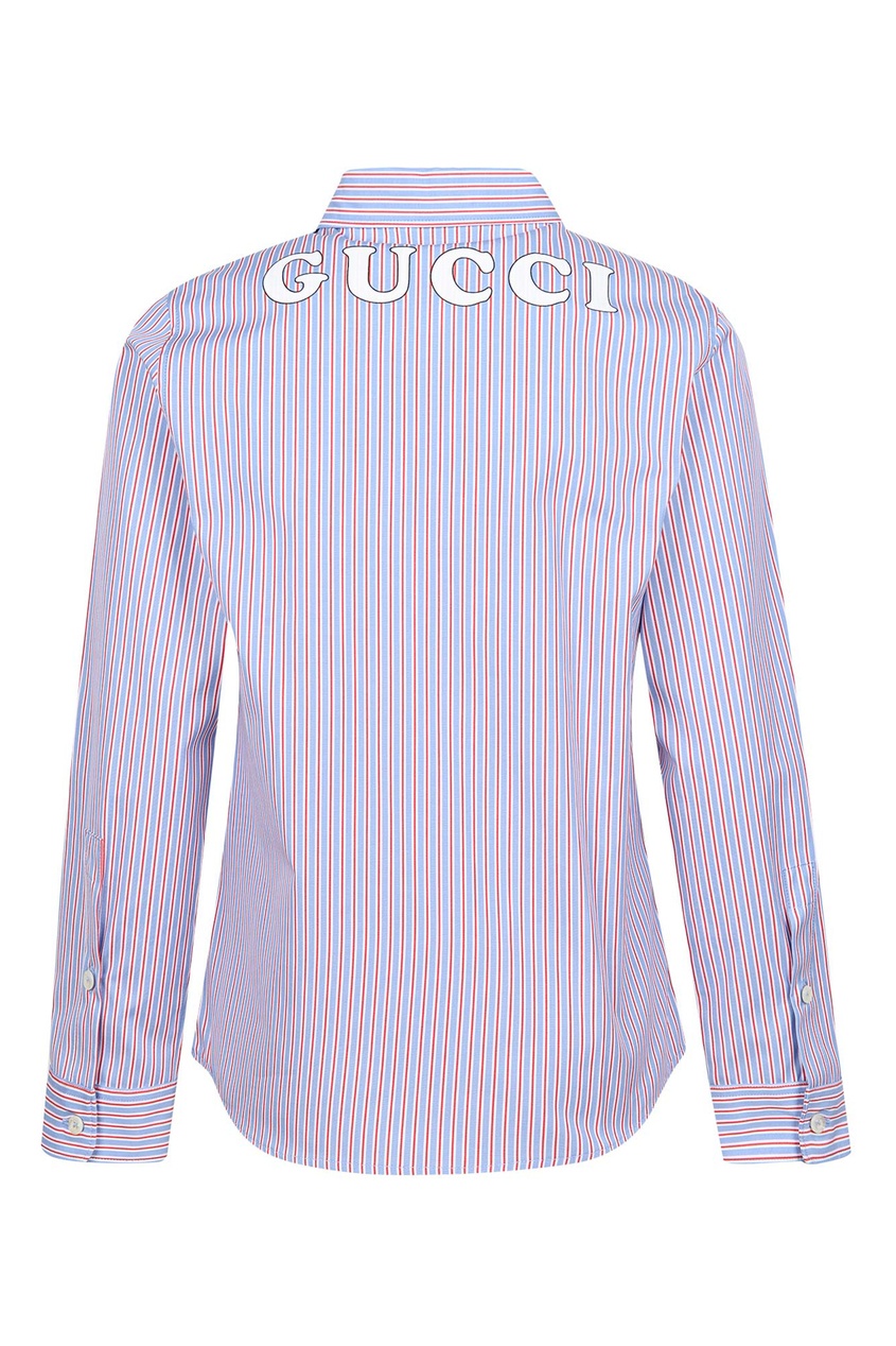 фото Рубашка с контрастным рисунком gucci