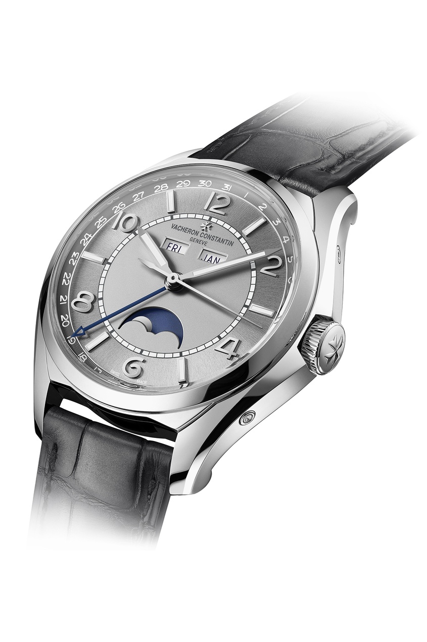 фото Fiftysix стальные часы с функцией полного календаря vacheron constantin