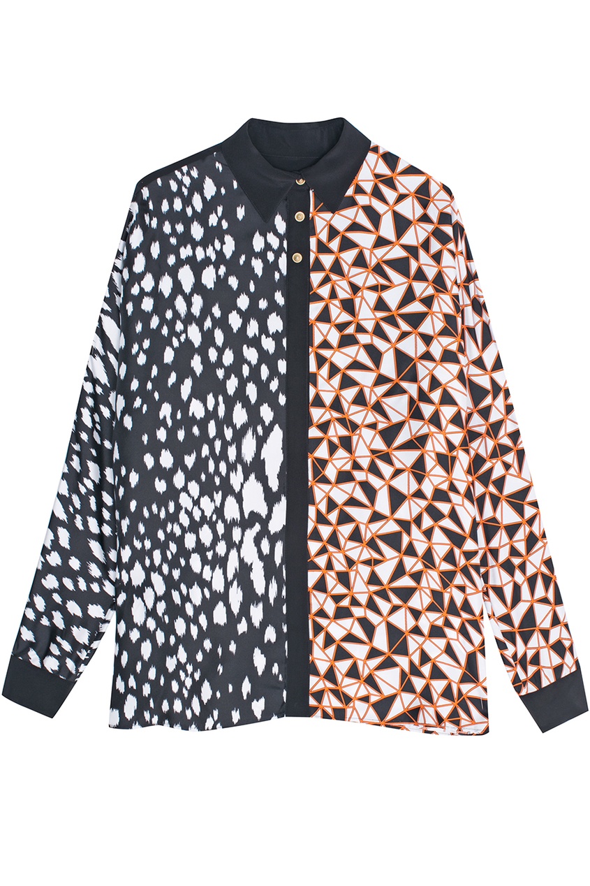 

Шелковая блузка, Multicolor, Шелковая блузка