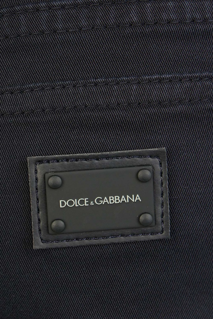 фото Темно-синие джинсы-скинни dolce&gabbana