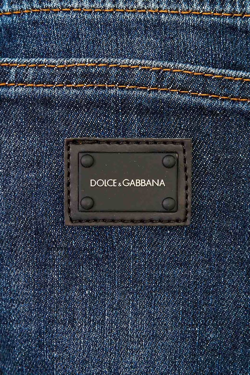 фото Прямые синие джинсы dolce&gabbana