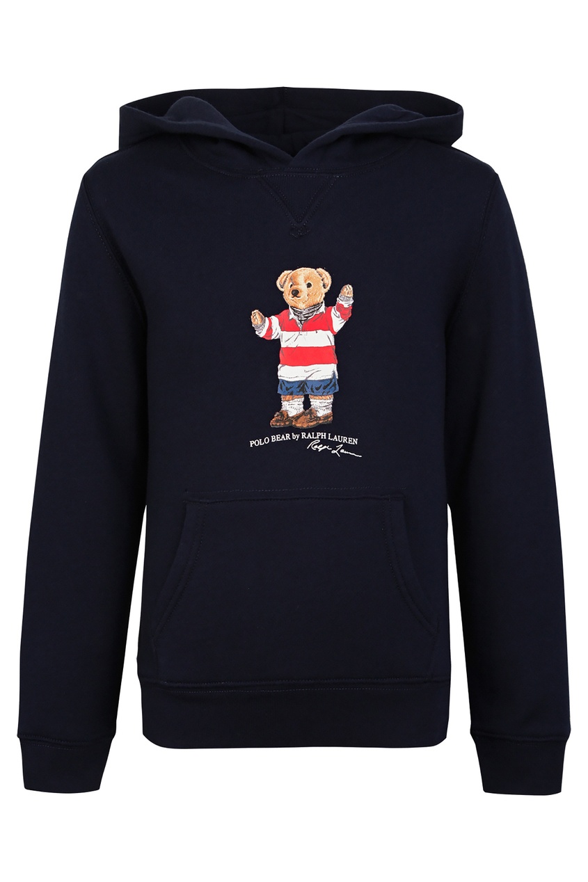 фото Комбинированное худи с логотипом polo ralph lauren kids