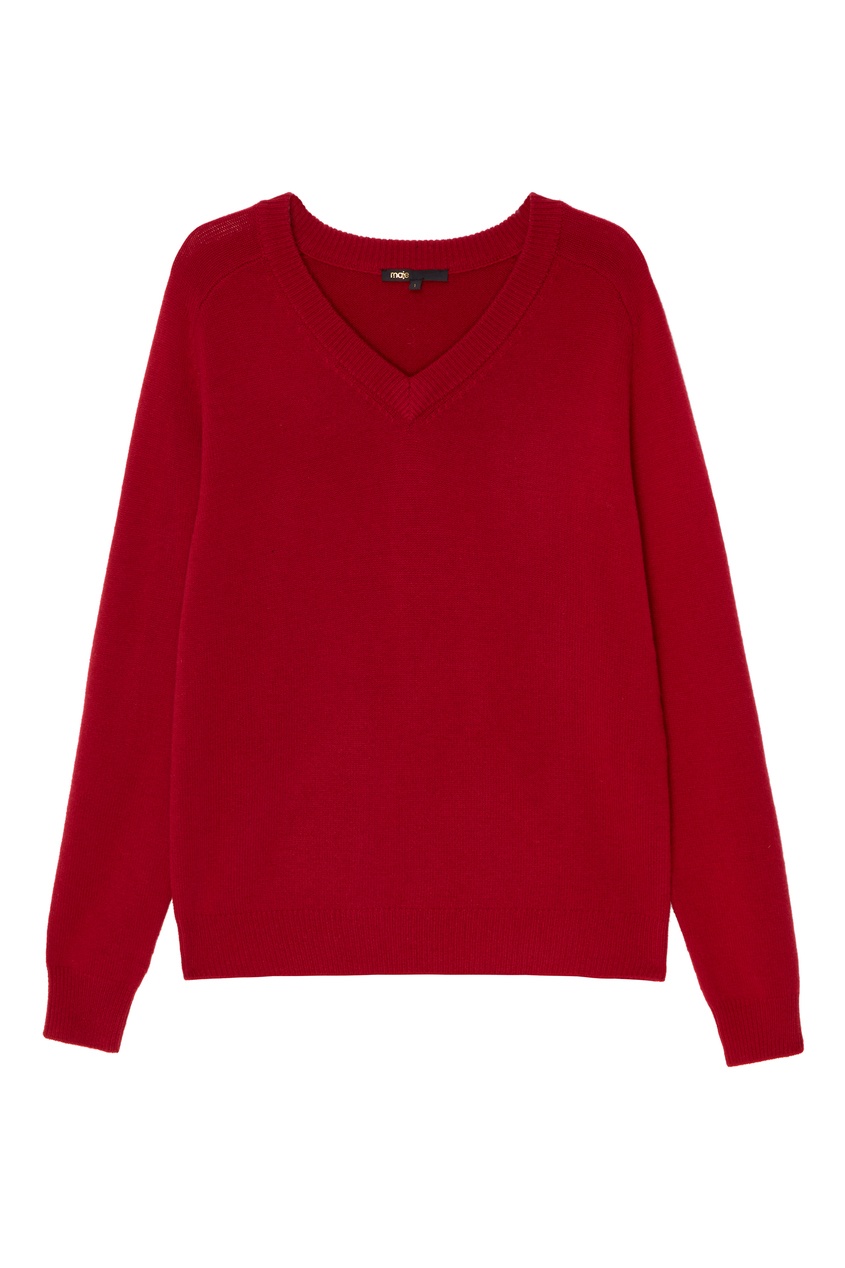 фото Красный пуловер maje