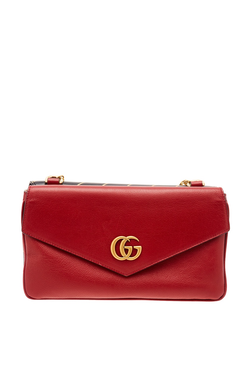 фото Красная кожаная сумка Gucci