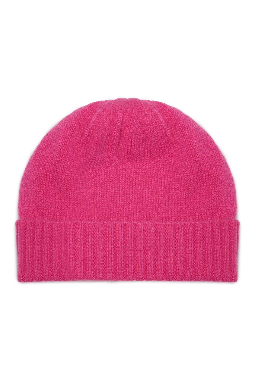Шапка розовый цвет. Розовая шапка бини. Allude шапки. Шапка розового цвета. Ярко розовая шапка.