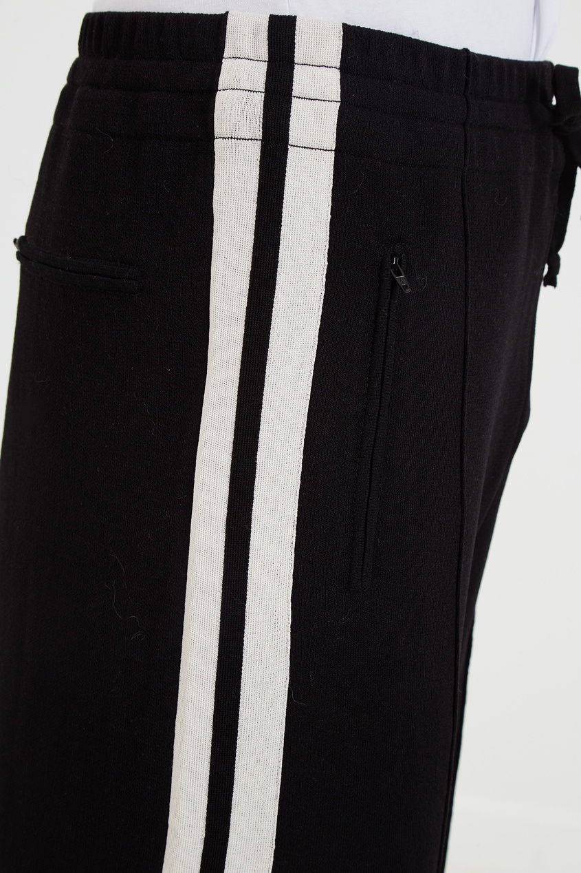 фото Черные спортивные брюки с лампасами derring isabel marant man
