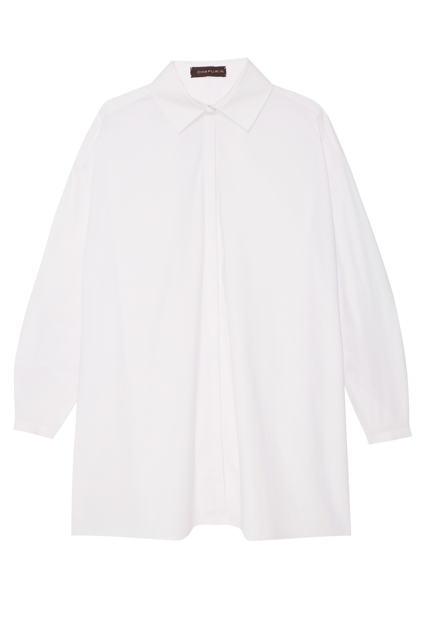 

Белая блузка oversize, Белый
