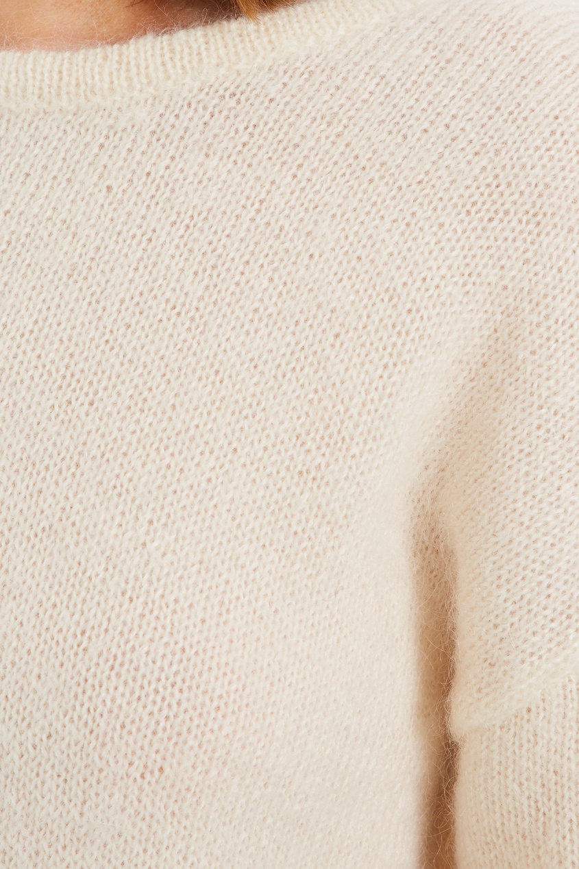 фото Бежевый джемпер с укороченными рукавами myone
