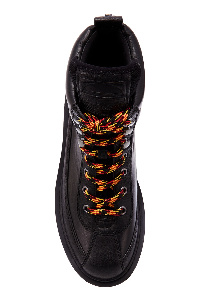 фото Черные ботинки с контрастной шнуровкой marc jacobs (the)