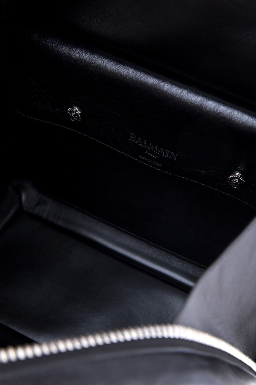 фото Черная сумка с логотипом Drum Balmain