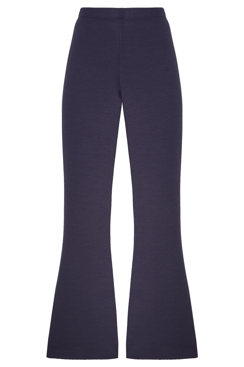 фото Темно-синие брюки с эластичным поясом St. john