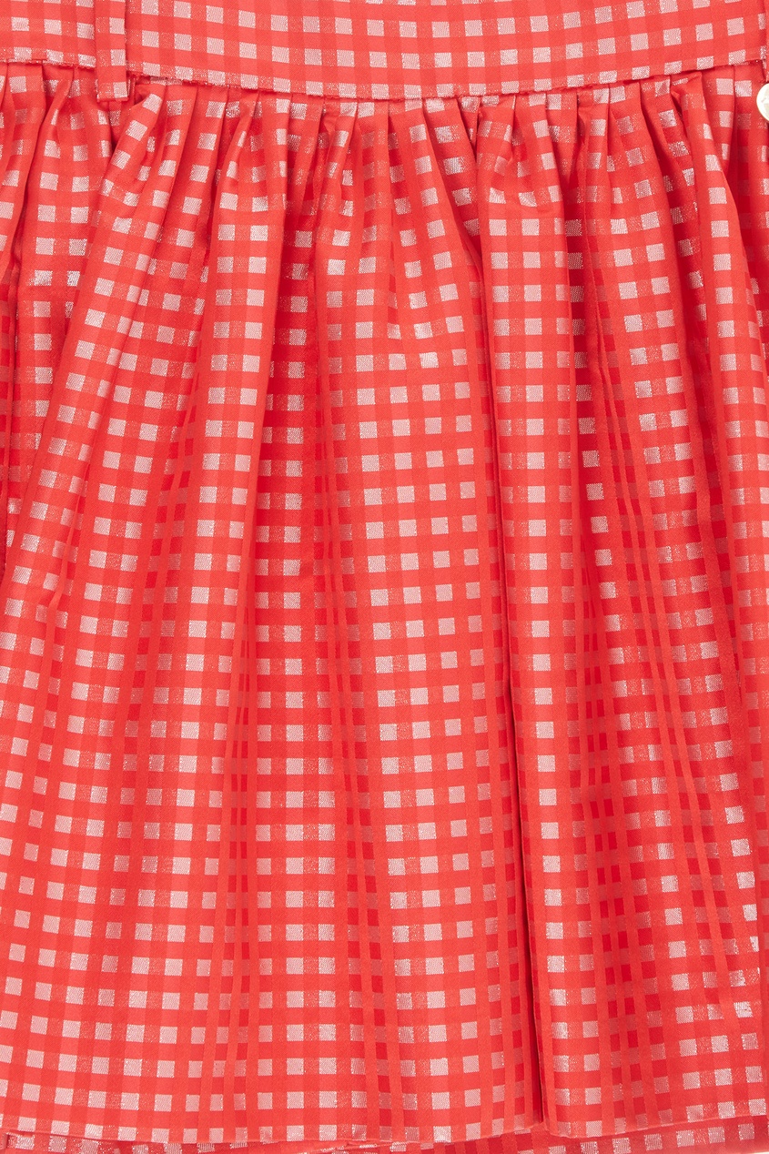 фото Красные шорты в клетку Simonetta mini