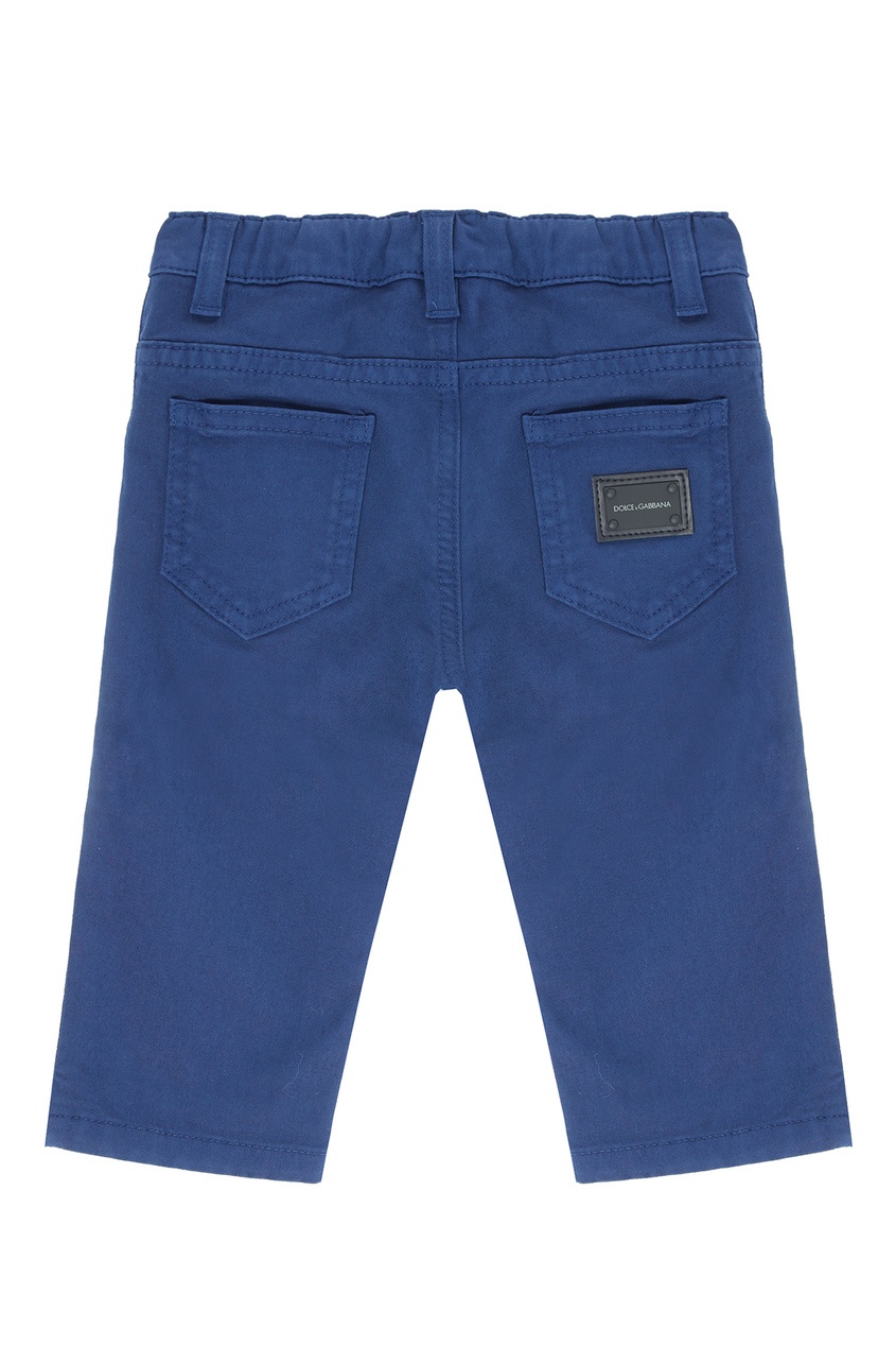 фото Голубые джинсы из хлопка dolce&gabbana