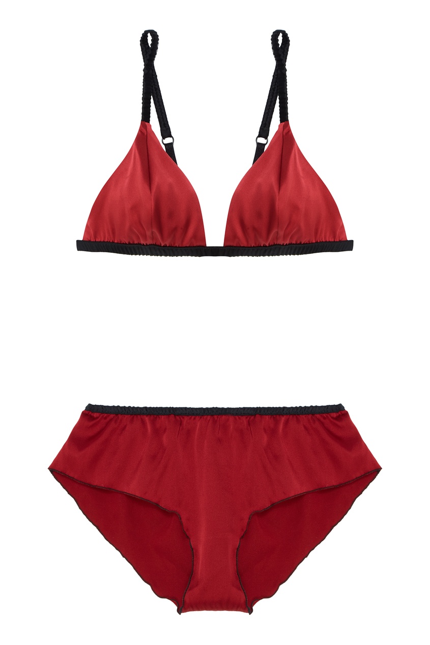 Комплект белья Silk Freedom Bordeaux Nu Code
