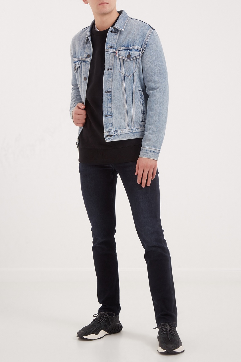 

Текстильные черные кроссовки, Черный