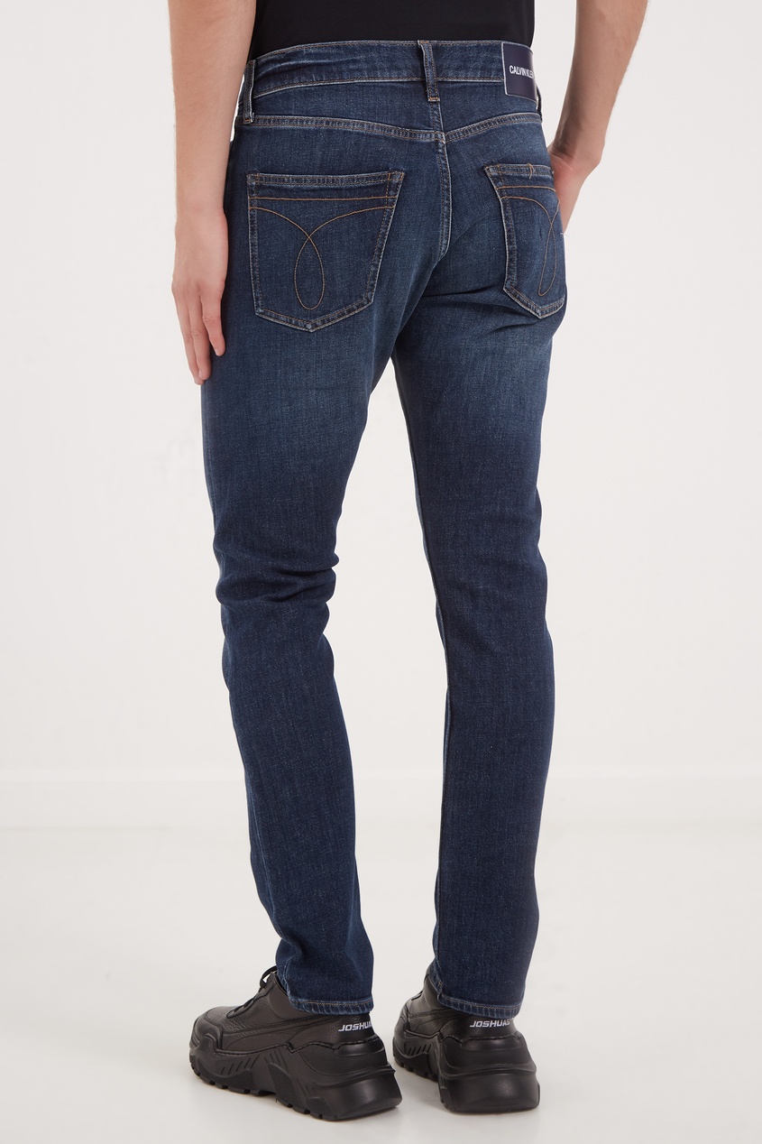 фото Синие джинсовые брюки calvin klein