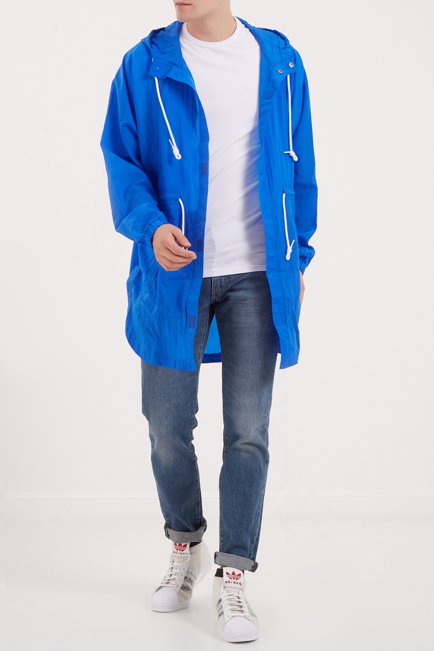фото Синяя куртка с капюшоном Reebok