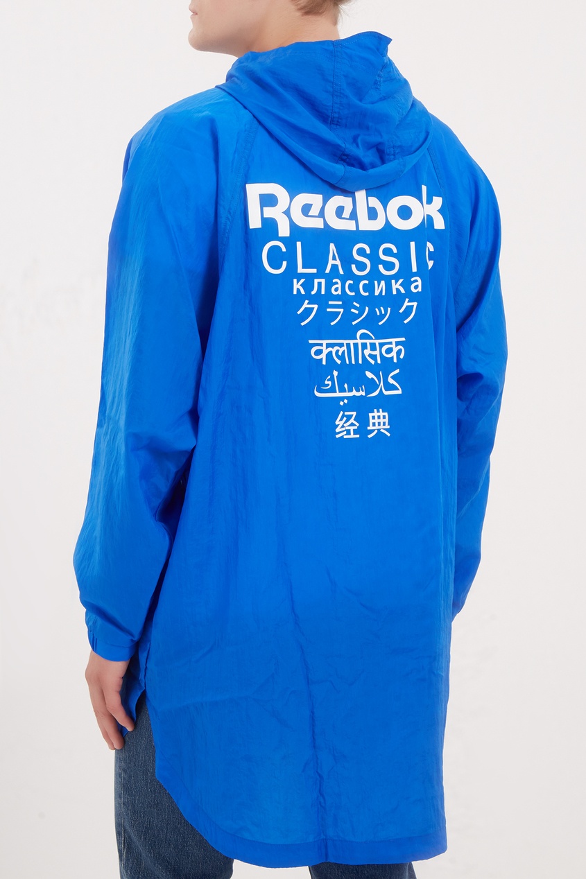 фото Синяя куртка с капюшоном Reebok