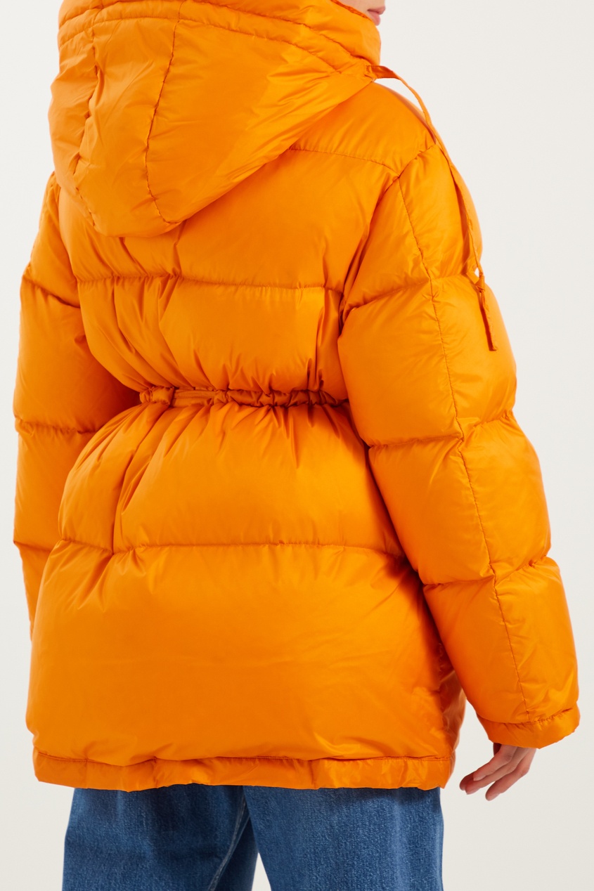 фото Оранжевая куртка-пуховик acne studios