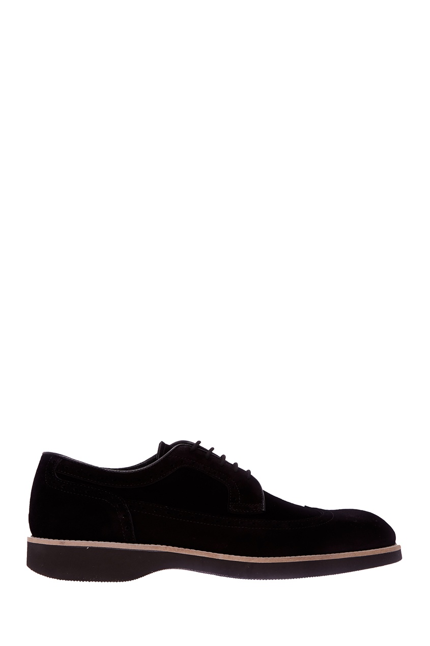 фото Черные туфли с перфорацией dino bigioni