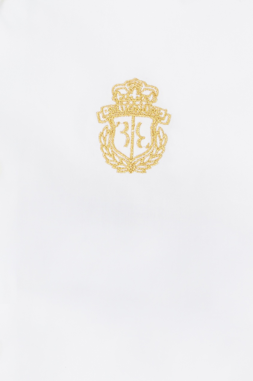 фото Белая рубашка с логотипом billionaire boys club