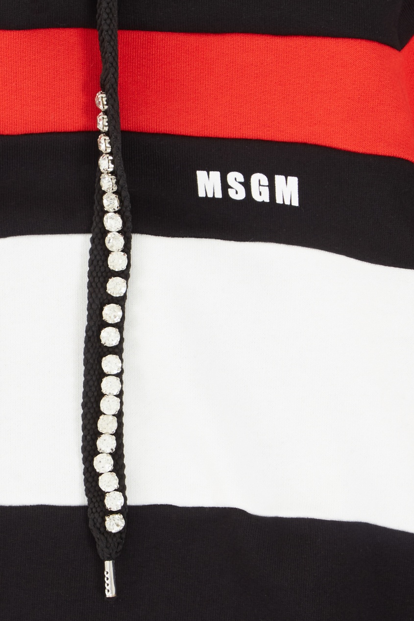 фото Худи с полосками msgm kids