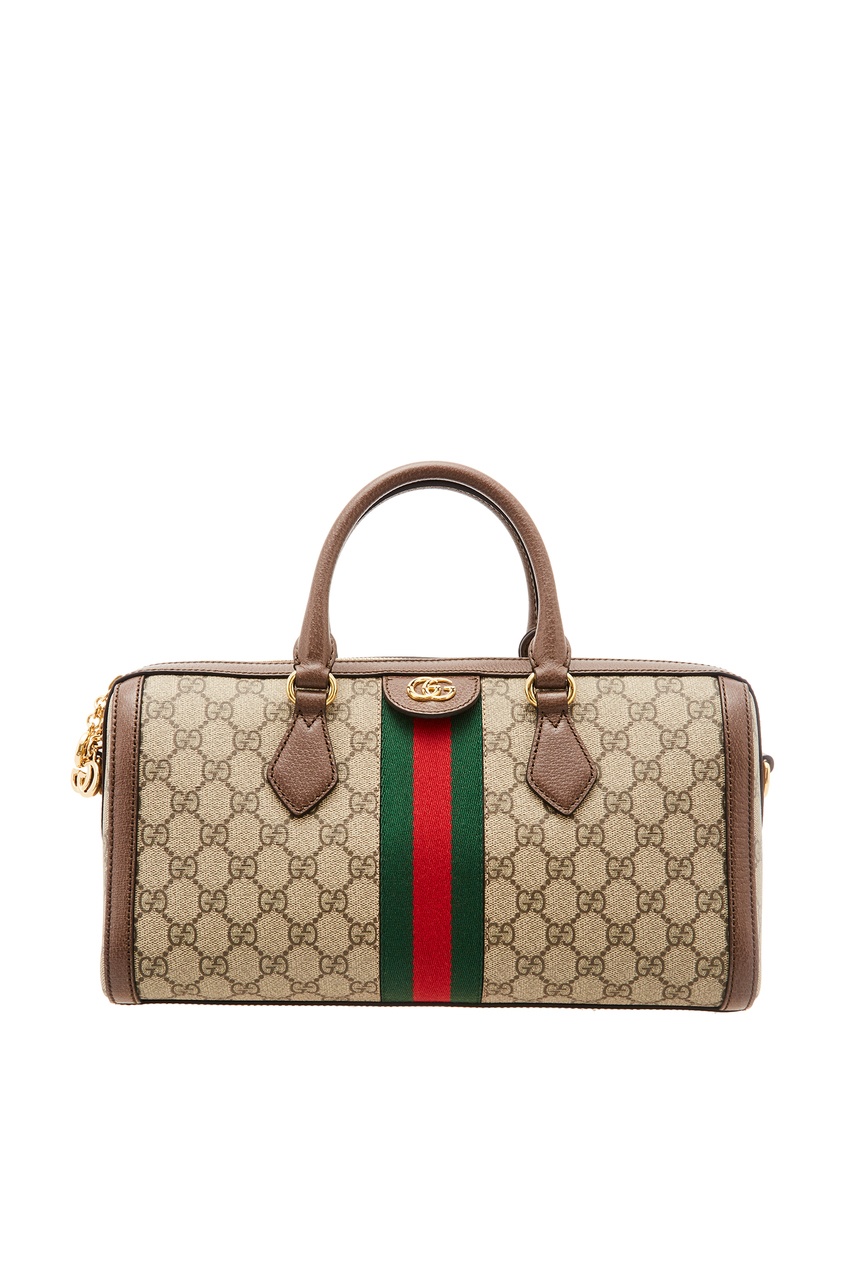 фото Бежевая сумка Ophidia с монограммами Gucci