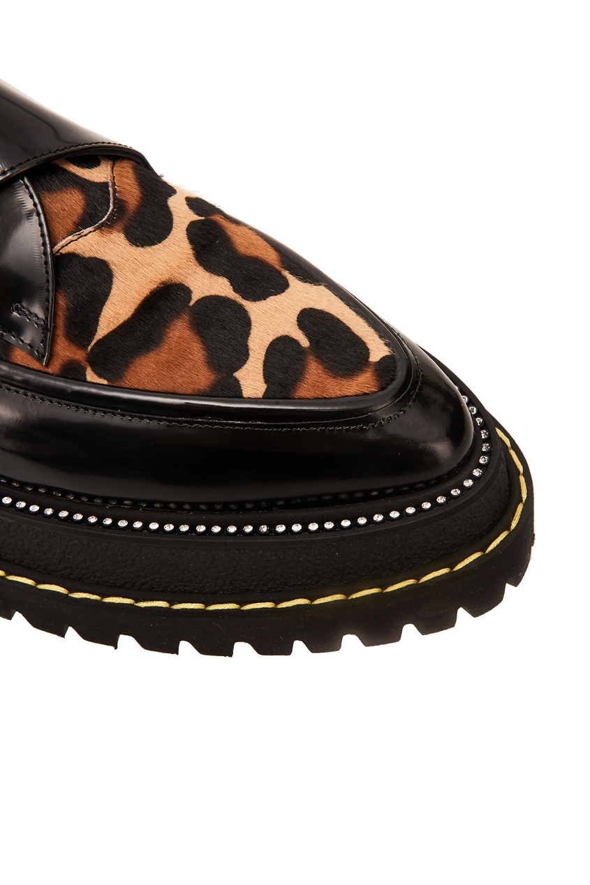 фото Черно-леопардовые туфли no.21