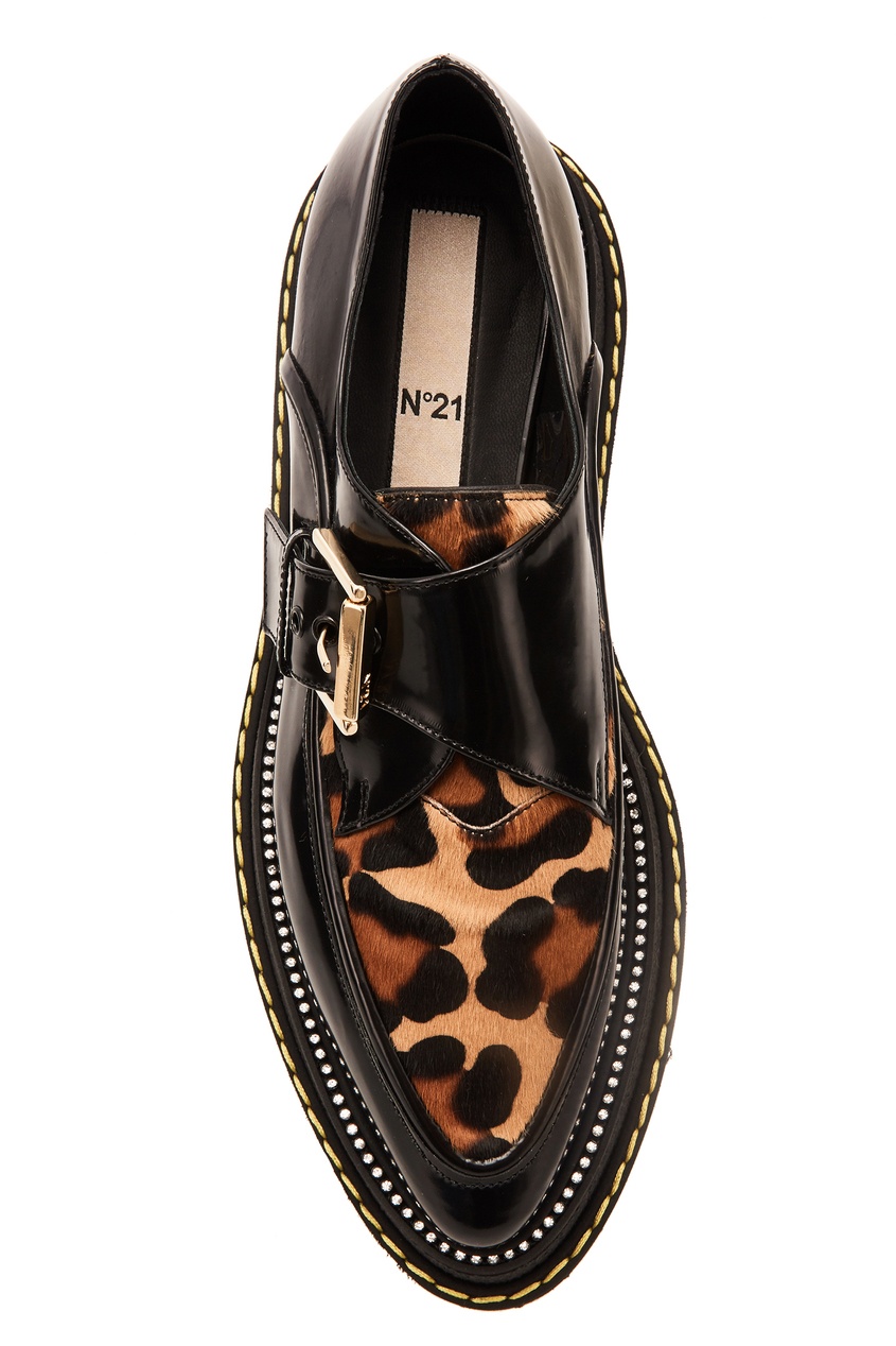 фото Черно-леопардовые туфли no.21
